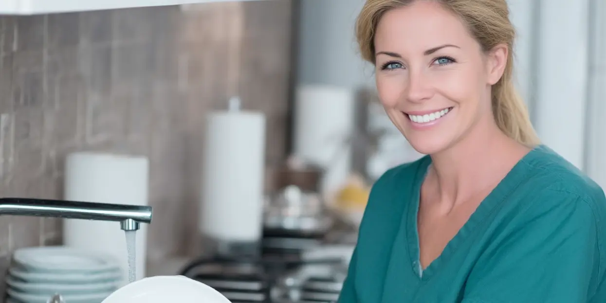 Hauswirtschaft_Header Hauswirtschafterin beim abtrocknen